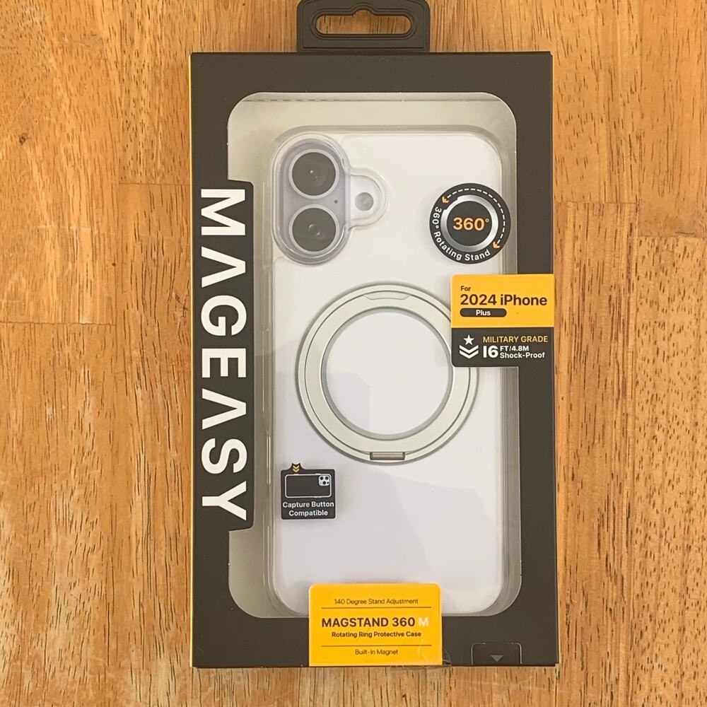 MAGEASY MagStand 360M Rotating Ring Protective Case